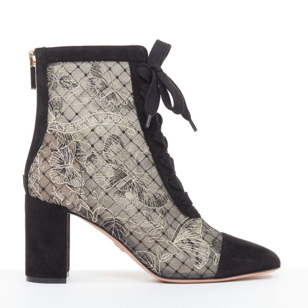 Christian Dior Logo Embroidered Shoes